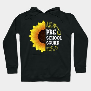 Preschool Back To School Sunflower Hoodie